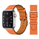 100% Genuine Cow Leather loop Bracelet Belt Band for Apple Watch 6 SE 5 4 42MM 38MM 44MM 40MM Strap for iWatch 6 5 4 Wristband JadeMoghul Inc.