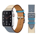 100% Genuine Cow Leather loop Bracelet Belt Band for Apple Watch 6 SE 5 4 42MM 38MM 44MM 40MM Strap for iWatch 6 5 4 Wristband JadeMoghul Inc.