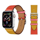 100% Genuine Cow Leather loop Bracelet Belt Band for Apple Watch 6 SE 5 4 42MM 38MM 44MM 40MM Strap for iWatch 6 5 4 Wristband JadeMoghul Inc.