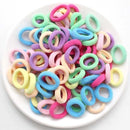 100 pcs/lot kids hair rope Hair Accessories Scrunchy Elastic Hair Bands Girls decorations Headbands Rubber Band gum for hair AExp