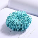 100PCS/Set Girls Candy Colors Nylon Elastic Hair Bands Children Rubber Band Headband Scrunchie Fashion Hair Accessories AExp