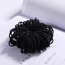100PCS/Set Girls Candy Colors Nylon Elastic Hair Bands Children Rubber Band Headband Scrunchie Fashion Hair Accessories AExp