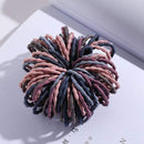 100PCS/Set Girls Candy Colors Nylon Elastic Hair Bands Children Rubber Band Headband Scrunchie Fashion Hair Accessories AExp