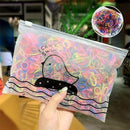 100PCS/Set Girls Candy Colors Nylon Elastic Hair Bands Children Rubber Band Headband Scrunchie Fashion Hair Accessories AExp