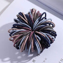 100PCS/Set Girls Candy Colors Nylon Elastic Hair Bands Children Rubber Band Headband Scrunchie Fashion Hair Accessories AExp