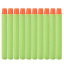100PCs Soft Hollow Hole Head 7.2cm Refill Darts Toy Gun Bullets for Nerf Series Blasters Xmas Kid Children Gift-green-JadeMoghul Inc.