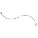 10k Rose Gold Women's Diamond Link Bracelet-Gold & Diamond Bracelets-JadeMoghul Inc.