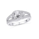 10k White Gold Women's Round Diamond Wedding Ring - FREE Shipping (US/CA)-Gold & Diamond Engagement & Anniversary Rings-5.5-JadeMoghul Inc.