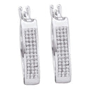 10kt White Gold Women's Emerald Solitaire Stackable Ring-Earrings-JadeMoghul Inc.
