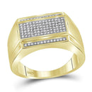 10kt White Gold Women's Emerald Solitaire Stackable Ring-Gold & Diamond General-10-JadeMoghul Inc.