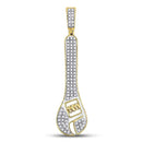 10kt White Gold Women's Emerald Solitaire Stackable Ring-Gold & Diamond Men Charms & Pendants-JadeMoghul Inc.