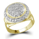 10kt White Gold Women's Emerald Solitaire Stackable Ring-Gold & Diamond Men Rings-11-JadeMoghul Inc.