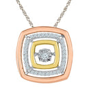 10kt White Gold Women's Emerald Solitaire Stackable Ring-Gold & Diamond Pendants & Necklaces-JadeMoghul Inc.