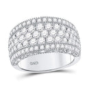 10kt White Gold Women's Emerald Solitaire Stackable Ring-Rings And Bands-JadeMoghul Inc.