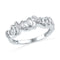 10kt White Gold Women's Round Diamond Heart Love Band Ring 1/8 Cttw - FREE Shipping (US/CAN)-Gold & Diamond Heart Rings-5-JadeMoghul Inc.