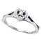 10kt White Gold Women's Round Diamond Heart Love Promise Bridal Ring 1/10 Cttw - FREE Shipping (US/CAN)-Gold & Diamond Promise Rings-6-JadeMoghul Inc.