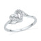 10kt White Gold Women's Round Diamond Heart Love Promise Bridal Ring 1/12 Cttw - FREE Shipping (US/CAN)-Gold & Diamond Promise Rings-5-JadeMoghul Inc.