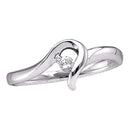 10kt White Gold Women's Round Diamond Solitaire Promise Bridal Ring 1/20 Cttw - FREE Shipping (US/CAN)-Gold & Diamond Promise Rings-5-JadeMoghul Inc.