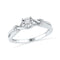 10kt White Gold Women's Round Diamond Solitaire Twist Promise Bridal Ring 1/10 Cttw - FREE Shipping (US/CAN)-Gold & Diamond Promise Rings-5-JadeMoghul Inc.