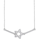 10kt White Gold Women's Round Diamond Star Chain Bracelet 1-5 Cttw - FREE Shipping (US/CAN)-Gold & Diamond Bracelets-JadeMoghul Inc.