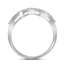10kt White Gold Women's Round Multicolor Enhanced Diamond Fashion Ring 3/4 Cttw - FREE Shipping (US/CAN)-Rings And Bands-5-JadeMoghul Inc.