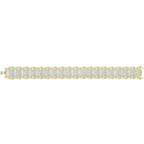 10kt Yellow Gold Mens Diamond Big Look Statement Link Bracelet 4-5/8 Cttw-Gold & Diamond Bracelets-JadeMoghul Inc.