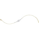 10kt Yellow Gold Women's Round Diamond Eye Chain Bracelet 1-5 Cttw - FREE Shipping (US/CAN)-Gold & Diamond Bracelets-JadeMoghul Inc.