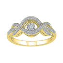 10kt Yellow Gold Women's Round Diamond Moving Twinkle Solitaire Bridal Wedding Engagement Ring 1/4 Cttw - FREE Shipping (US/CAN)-Gold & Diamond Engagement & Anniversary Rings-5-JadeMoghul Inc.
