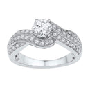 10kt Yellow Gold Women's Round Diamond Round Bridal Wedding Engagement Ring 1/2 Cttw - FREE Shipping (US/CAN)-Gold & Diamond Engagement & Anniversary Rings-5.5-JadeMoghul Inc.