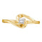 10kt Yellow Gold Women's Round Diamond Round Swirl Promise Bridal Ring 1/10 Cttw - FREE Shipping (US/CAN)-Gold & Diamond Promise Rings-9.5-JadeMoghul Inc.