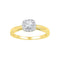 10kt Yellow Gold Womens Round Diamond Solitaire Bridal Wedding Engagement Ring 1/3 Cttw-Gold & Diamond Engagement & Anniversary Rings-8.5-JadeMoghul Inc.