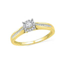 10kt Yellow Gold Women's Round Diamond Solitaire Bridal Wedding Engagement Ring 1/6 Cttw - FREE Shipping (US/CAN)-Gold & Diamond Engagement & Anniversary Rings-5-JadeMoghul Inc.