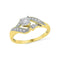 10kt Yellow Gold Women's Round Diamond Solitaire Bridal Wedding Engagement Ring 1/6 Cttw - FREE Shipping (US/CAN)-Gold & Diamond Engagement & Anniversary Rings-5-JadeMoghul Inc.