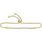 10kt Yellow Gold Women's Round Pave-set Diamond Single Row Bolo Bracelet 1-2 Cttw - FREE Shipping (US/CAN)-Gold & Diamond Bracelets-JadeMoghul Inc.