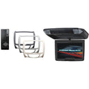 11.2" Universal Ceiling-Mount Monitor with IR Transmitter & 3 Interchangeable Skins-Overhead & Headrest with DVD-JadeMoghul Inc.