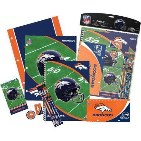 11PC Stationery Set - Denver Broncos-Denver Broncos-JadeMoghul Inc.