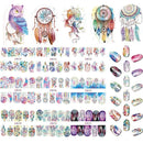 12 Designs Nail Art Sticker Set Windmill Fantasy Image Patterns Water Transfer Decals Nail Beauty DIY Tattoos Manicure BN301-312--JadeMoghul Inc.