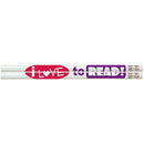(12 DZ) I LOVE TO READ PENCILS 12-Supplies-JadeMoghul Inc.