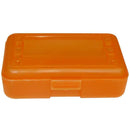 (12 EA) PENCIL BOX TANGERINE-Arts & Crafts-JadeMoghul Inc.