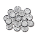 (12 EA) PLASTIC COINS 100 DIMES-Toys & Games-JadeMoghul Inc.