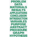 (12 EA) PROJECT BOARD TITLES GREEN-Supplies-JadeMoghul Inc.