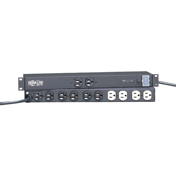 12-Outlet Rack-Mount ISOBAR(R) Premium Surge Protector with Locking Switch Cover-Surge Protectors-JadeMoghul Inc.