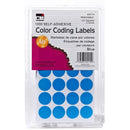 (12 PK) COLOR CODING LABELS BLUE-Supplies-JadeMoghul Inc.