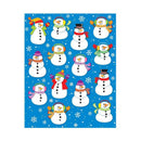 (12 PK) SNOWMEN SHAPE STICKERS-Learning Materials-JadeMoghul Inc.