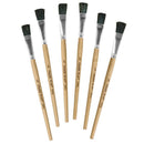 (12 PK) STUBBY EASEL BRUSHES 1/2IN-Arts & Crafts-JadeMoghul Inc.