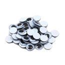 (12 PK) WIGGLE EYES ROUND 15MM BLK-Supplies-JadeMoghul Inc.