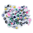 (12 PK)WIGGLE EYES ROUND ASST SIZES-Supplies-JadeMoghul Inc.