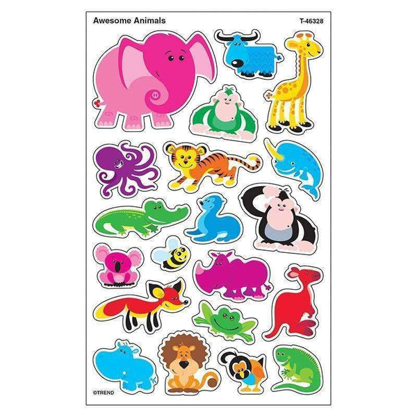 (12 PK) AWESOME ANIMALS SUPERSHAPES-Learning Materials-JadeMoghul Inc.