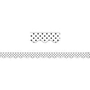 (12 Pk) Black Polka Dots On White-Learning Materials-JadeMoghul Inc.