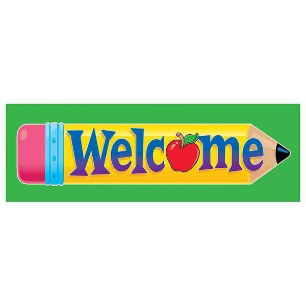 (12 PK) BOOKMARKS WELCOME PENCIL-Learning Materials-JadeMoghul Inc.